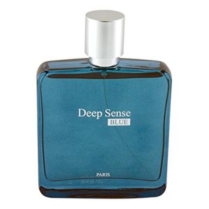Deep Sense Blue Eau de Parfum para hombre, 3.4 onzas