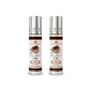 Al-Rehab Choco Musk - Perfume concentrado para unisex, 0.2 onzas (paquete de 2)