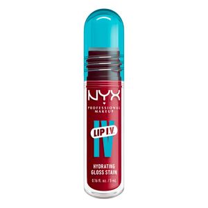 NYX PROFESSIONAL MAKEUP Lip IV Hydrating Glossy Lip Stain con hidratación de 12 horas - Red-y Set