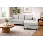 Esquinero Repetto Mini Tapihouse 2,05x1,60 Mts Gris Claro