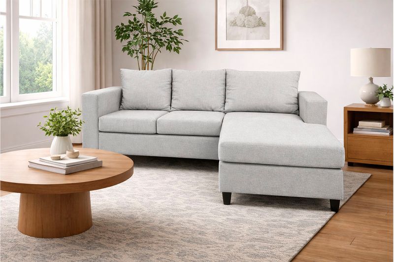 Esquinero Repetto Mini Tapihouse 2,05x1,60 Mts Gris Claro