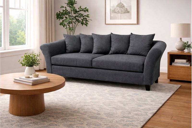 Sillón Barcelona Tapihouse 3 Cpos Chen Mood Gris Oscuro