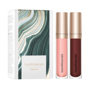 bareMinerals Mineralist Lip Gloss-Balm, brillo labial hidratante + bálsamo híbrido, bálsamo labial