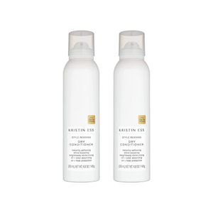 Kristin Ess Hair Style Reviving - Acondicionador seco para humedad + brillo con protector de calor,
