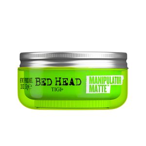 TIGI Bed Head Manipulator - Cera mate para el cabello, pasta para esculpir y peinar fuerte para