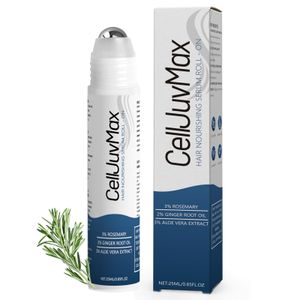 Rollo de suero para el crecimiento del cabello, fórmula de romero y péptido para cabello más grueso,