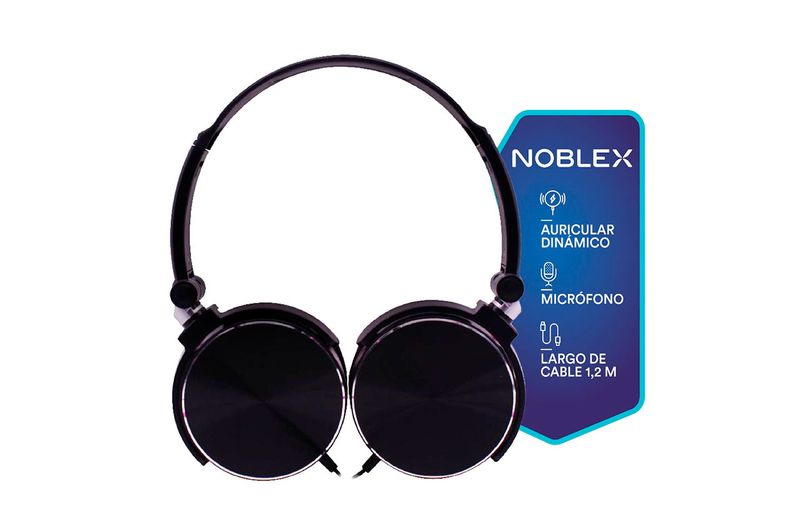 Auricular Vincha Noblex HP107BBP Negro