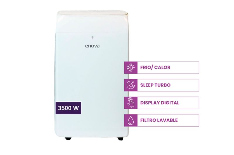 Aire acondicionado Portátil Enova 3500W 3010F Frio/Calor