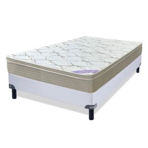 Conjunto Sommier y Colchón de resortes Inducol Pocket Firm de 2 plazas 140x190 cm