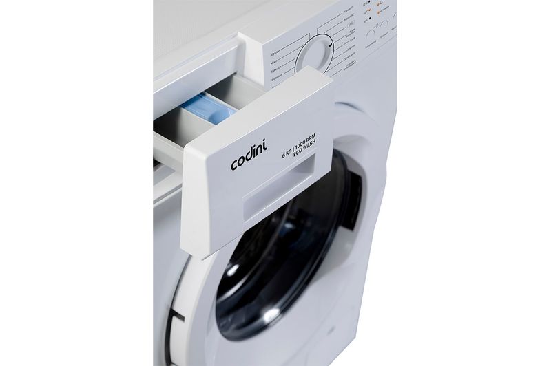 Lavarropas Carga Frontal Inverter Codini 6Kg AIAFE6010B