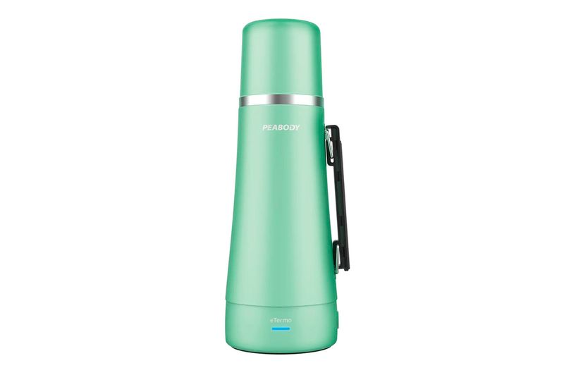 Termo Eléctrico Peabody PE-ETA1001V 1L Tapa Mate C/Bombilla