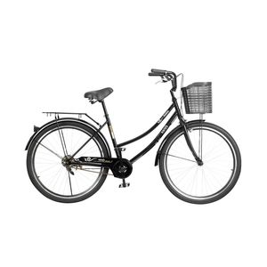 Bicicleta Paseo R27 Kanji KJW-27ACECAN-BLK C/Canasta Negro
