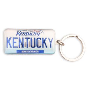 Westmon Works Kentucky llavero de recuerdo Bluegrass placa de metal, Multi, Pequeño