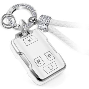 Funda para llavero GMC con llavero de diamante de lujo, funda suave mejorada para Canyon Sierra