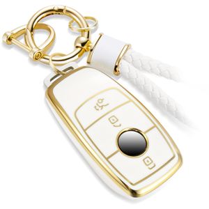 Funda para llavero KFCD2, Cuerda trenzada/borde dorado