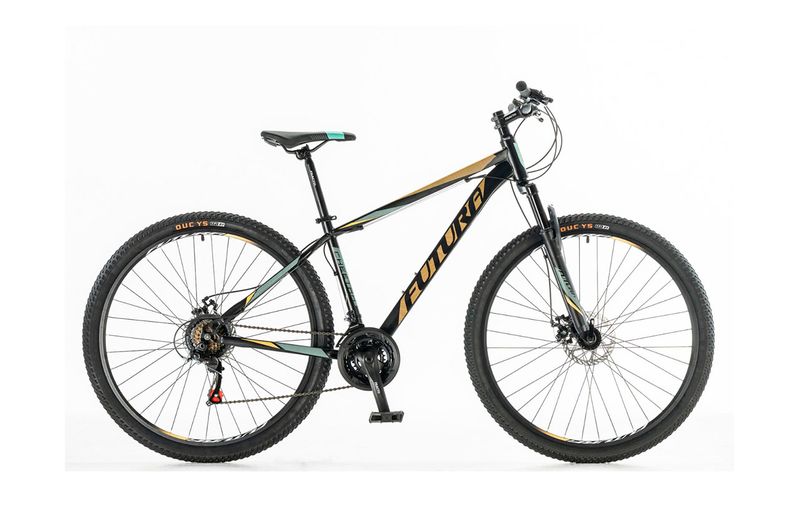 Bicicleta R29 Futura Cheetah 5188 21V Negro Naranja