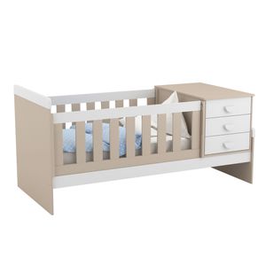 Cuna Funcional Convertible Luna 3 en 1 - 1838-SAH-BLA