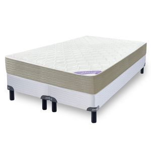 Conjunto Sommier y Colchón de resortes Inducol Classic Pocket Queen Size 160x200 cm