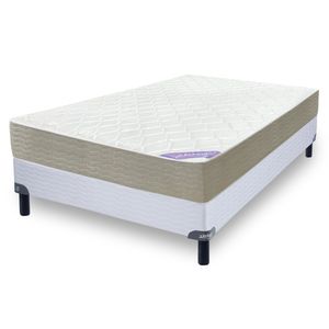 Conjunto Sommier y Colchón de resortes Inducol Classic Pocket de 2 plazas 130x190 cm