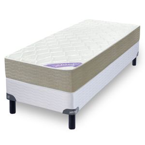 Conjunto Sommier y Colchón de resortes Inducol Classic Pocket de 1 1/2 plazas 100x200 cm