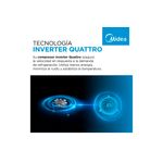 Heladera Inverter Midea MDRT385MTF46AD 266Lts Inox