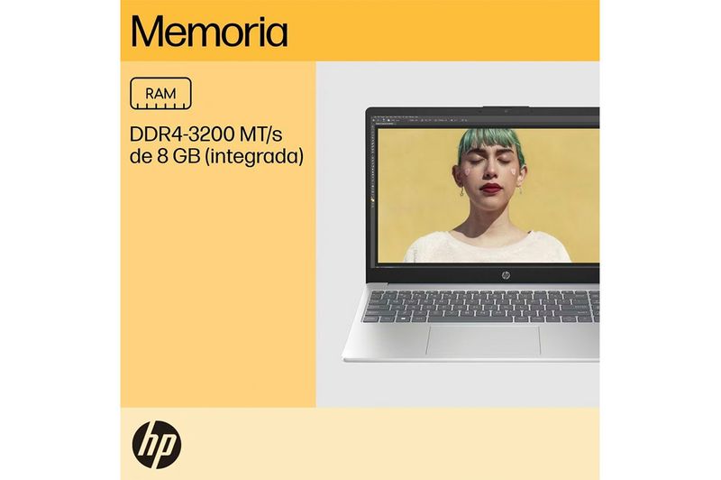 Notebook HP 15.6'' AMD R3 8GB 512GB SSD FC0235LA