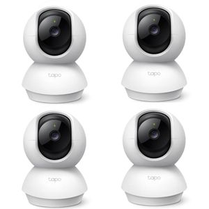 Kit x4 Cámaras de seguridad Interior TP-Link TAPO C200C HD Detección por IA