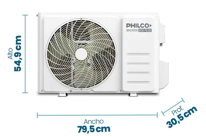 Aire Acondicionado Philco Split Inverter 5500W 4730F Frío/Calor PHIN55HA2AN