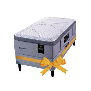 Conjunto Sommier y Colchón de resortes King Koil Brighton de 1 plaza 90x190 cm