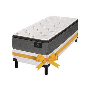 Conjunto Sommier y Colchón de resortes King Koil Calais de 1 plaza 80x190 cm