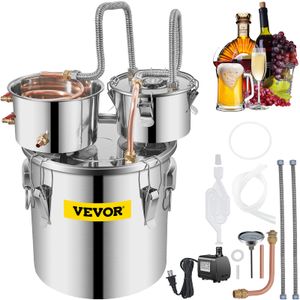Alambique Destilador Vevor 3 Galones Acero Inox