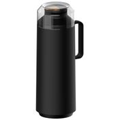 Termo Exata de Plástico Negro con Pico Vertedor 1Litro