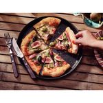 Juego de Cubiertos para Pizza Polywood Tramontina con Láminas de Acero Inoxidable Castaño 8 Pzas