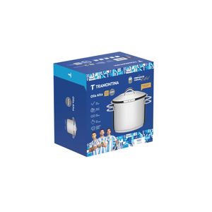 Olla alta de Acero Inoxidable con Fondo Triple 28 cm y 11,9 L