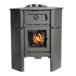 Calefactor a leña 19000 kcal rinconero con horno Lepen