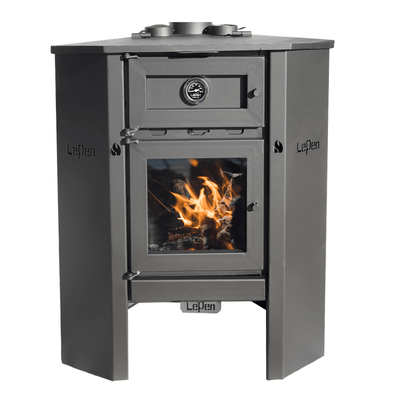 Calefactor a leña 19000 kcal rinconero con horno Lepen