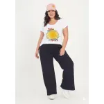 Remera de algodón escote redondo - Cápsula Arg. Sol Talle L - Haya Paz