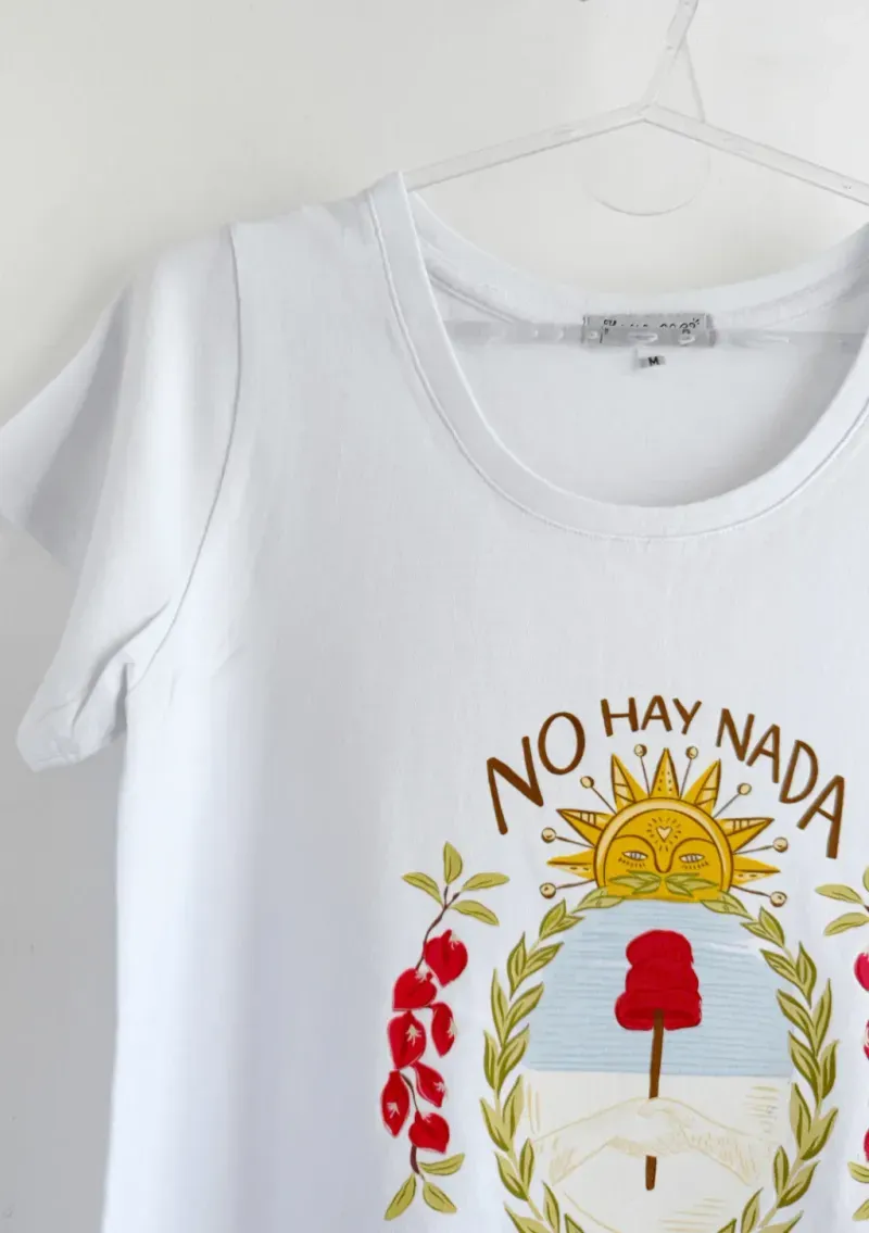 Remera de algodón escote redondo - Cápsula Arg. Escudo Talle M - Haya Paz