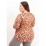 Remera de modal escote redondo - Eugenia Bambi Talle L - Haya Paz