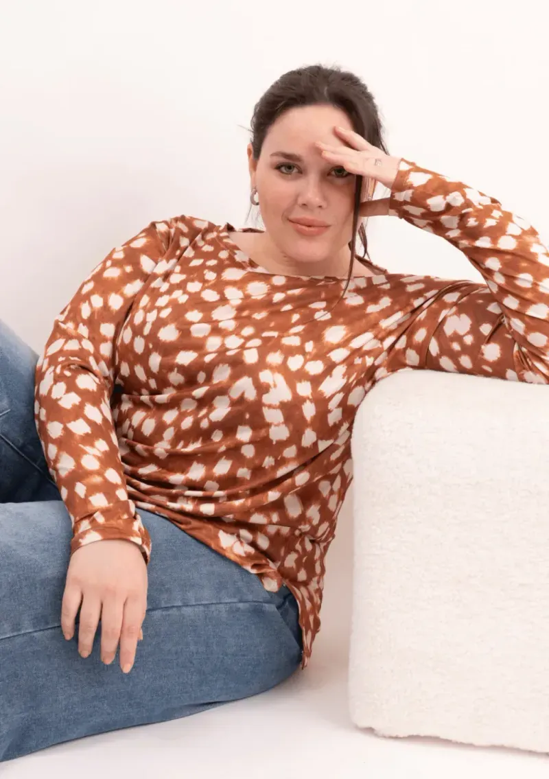 Remera de modal escote bote - Bambi Talle XXL - Haya Paz