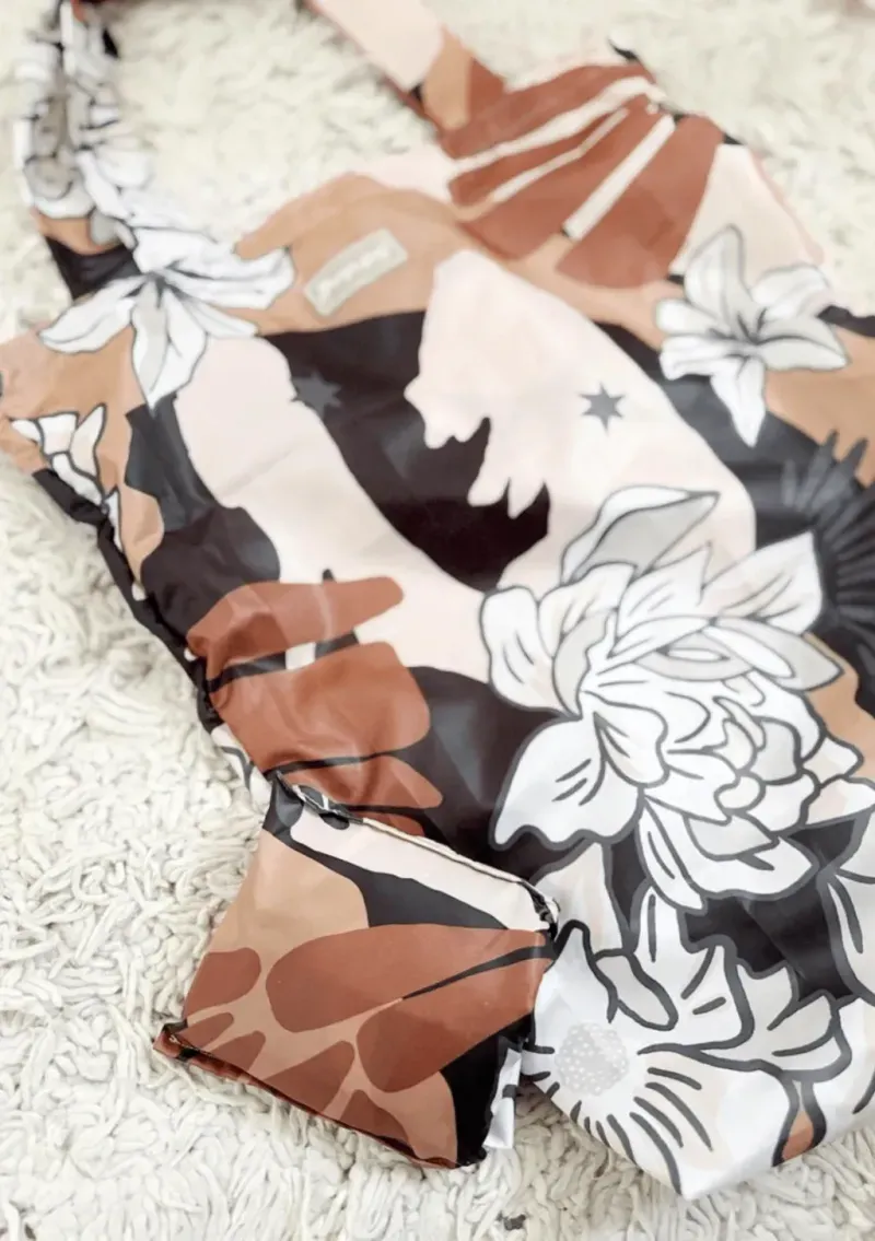 Tote bag - Diseño exclusivo Flores Neutro Neutros - Haya Paz