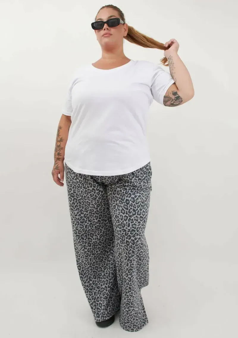 Pantalón Lucy de rústico - Animal print Talle L - Haya Paz