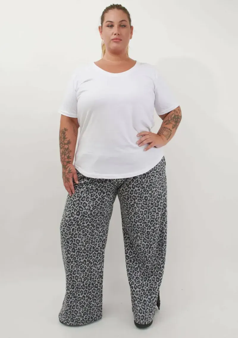 Pantalón Lucy de rústico - Animal print Talle L - Haya Paz
