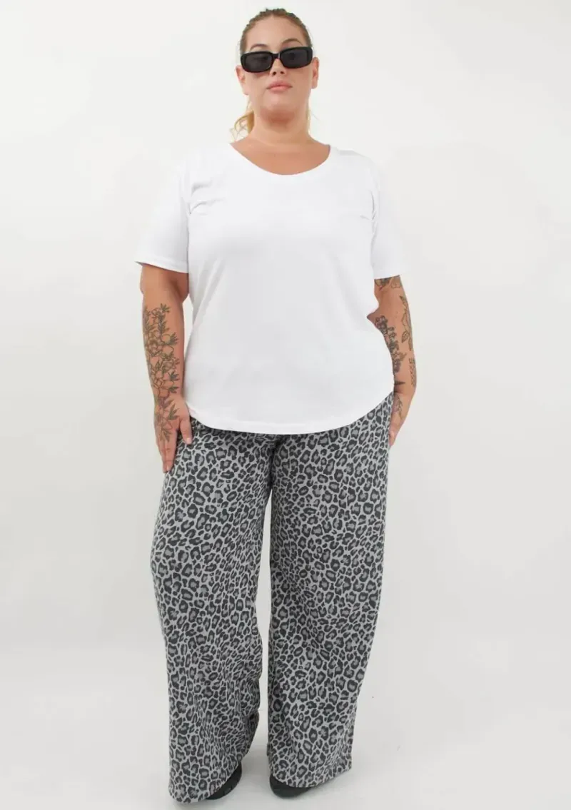 Pantalón Lucy de rústico - Animal print Talle L - Haya Paz