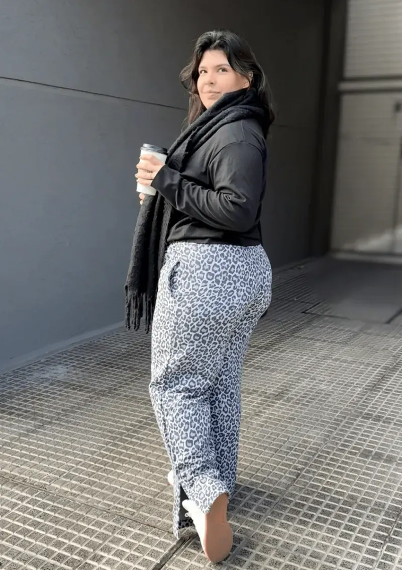 Pantalón Lucy de rústico - Animal print Talle L - Haya Paz