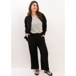 Pantalón de lino - Bruna negro Talle M - Haya Paz