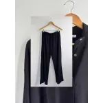 Pantalón de lino - Bruna negro Talle M - Haya Paz