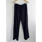 Pantalón de lino - Bruna negro Talle M - Haya Paz