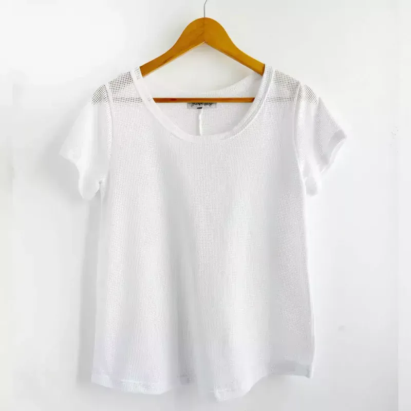 Remera Red algodón - Lena Blanca Talle XXL - Haya Paz