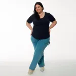 Remera básica - Azul marino Talle L - Haya Paz
